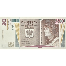 20 zł  Jan Długosz 600 Rocznica urodzin